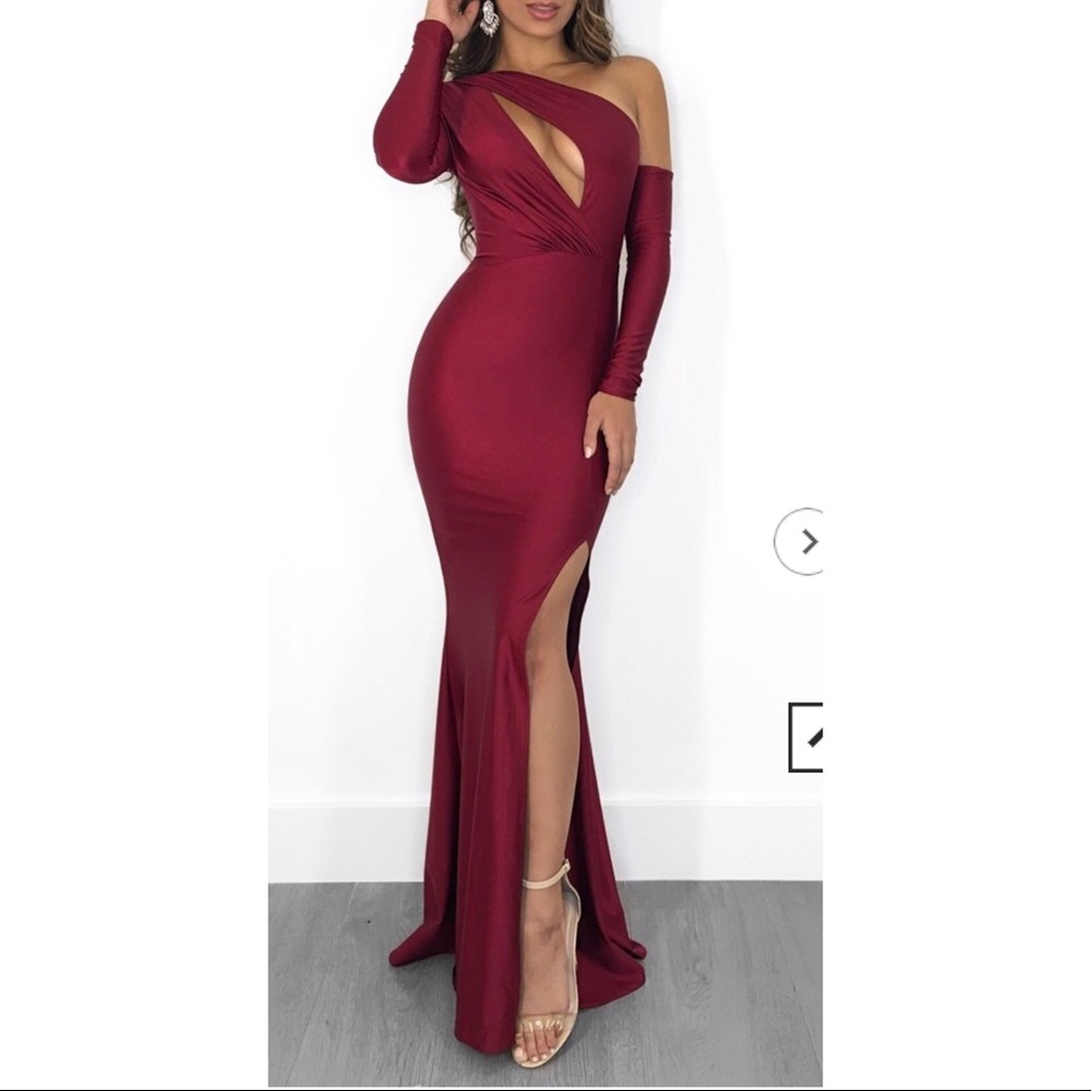 Burgundy/Red Gown